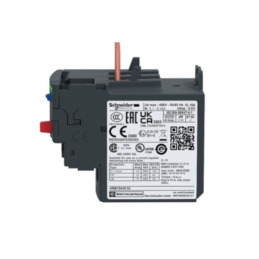 شنايدر , اوفرلود هوائي حراري 2.5-1.6 امبير - الصورة 2