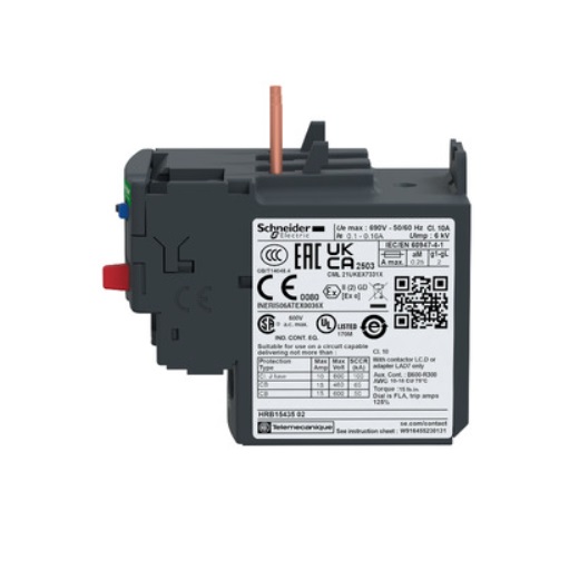 شنايدر , اوفرلود هوائي حراري 10-7 امبير - الصورة 2